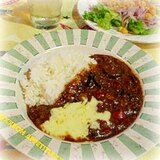 ☆★チーズがとろり♪茄子と挽き肉のカレー★☆